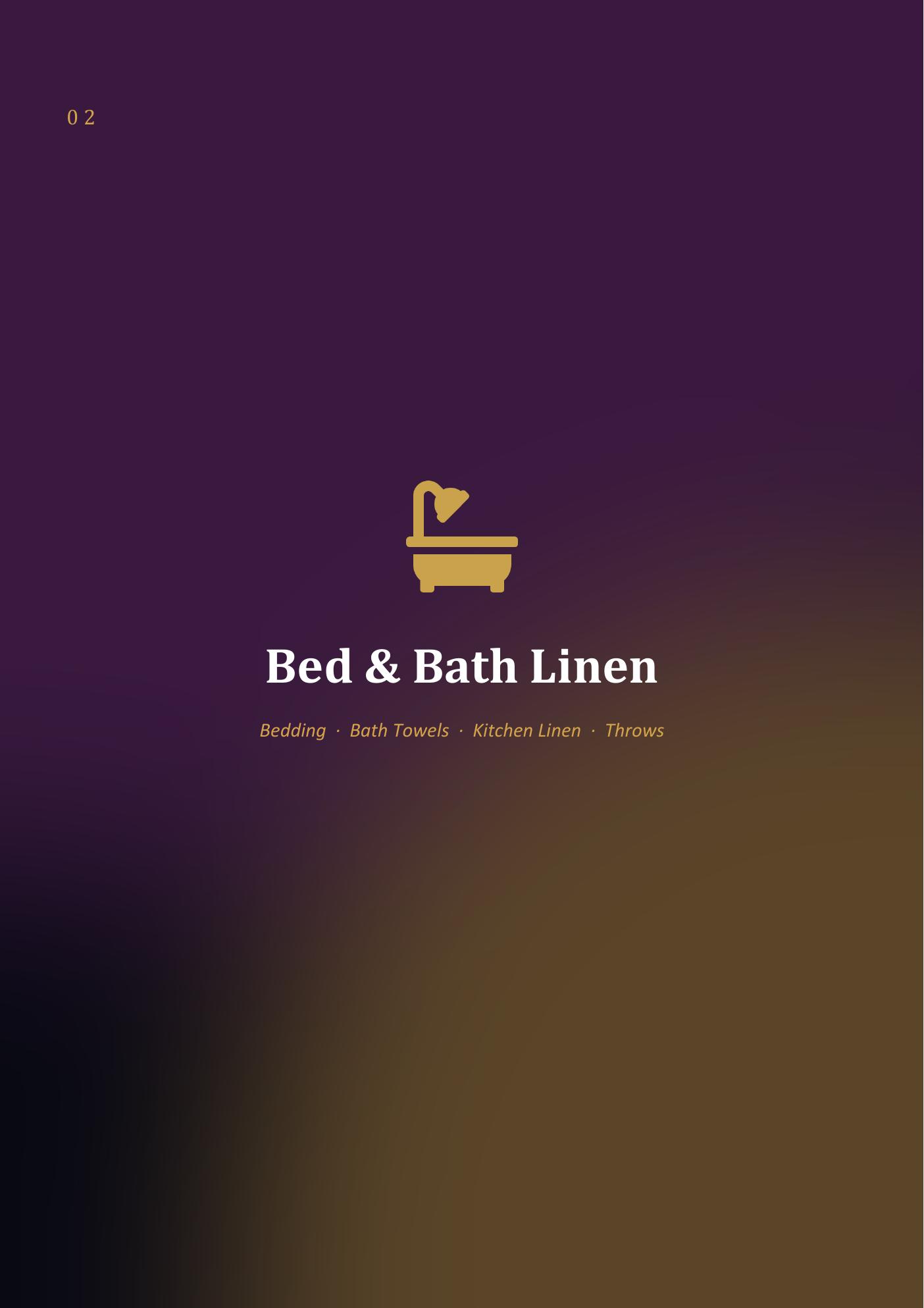 Bed and Bath Linen introduction
