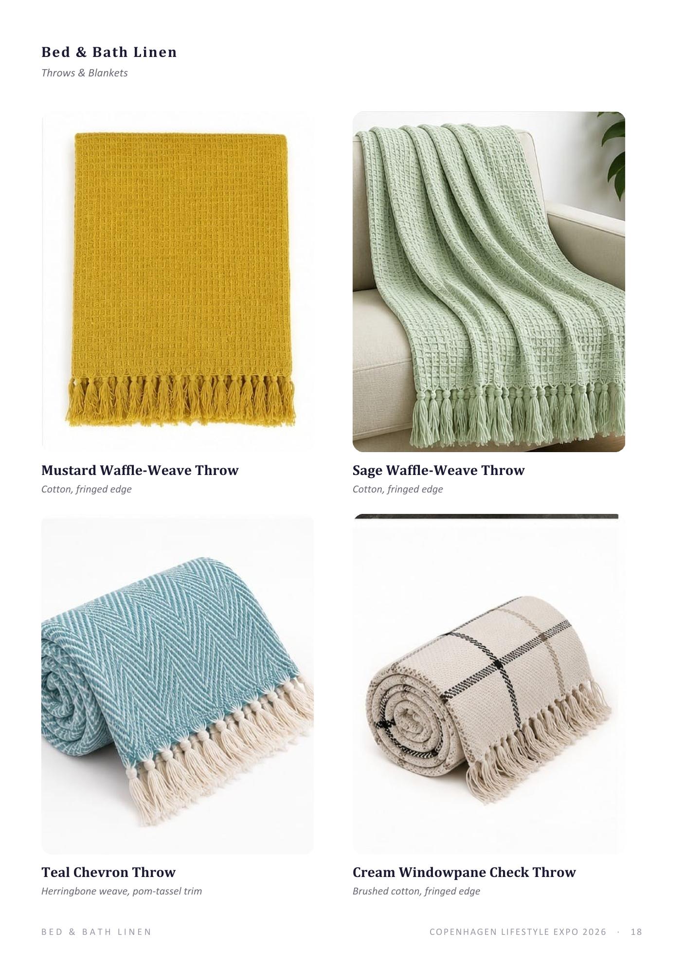 Throws and blankets